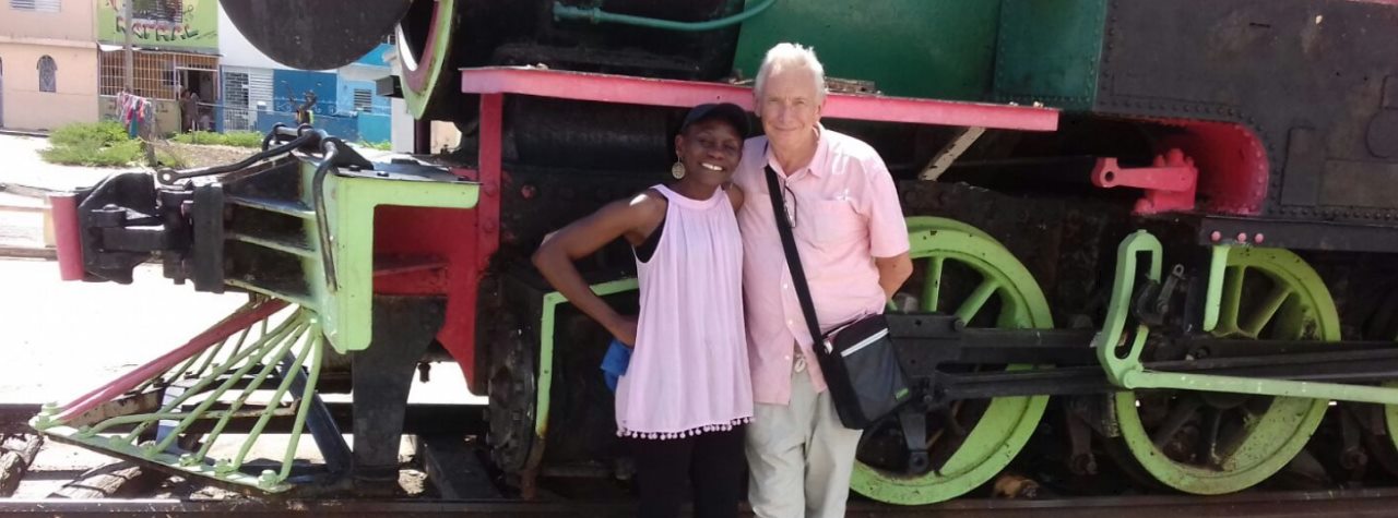 Tony and Nadine in Trench Town, Jamaica